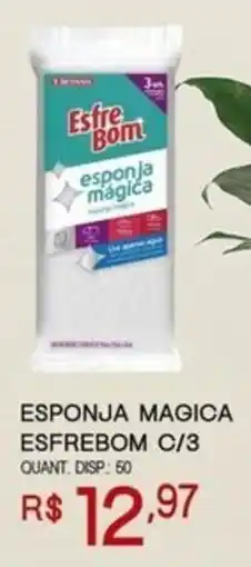 Bistek Supermercados Esponja Magica Esfrebom C/3 oferta