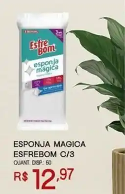 Bistek Supermercados esponja magica esfrebom c/3 oferta