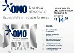 Bistek Supermercados Lava Roupa Po Omo Branco Absoluto CX oferta