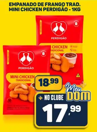 Empanado de frango trad. mini chicken perdigão