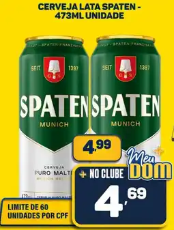 Dom Atacadista Cerveja lata spaten oferta