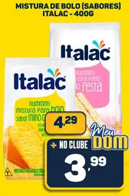 Dom Atacadista Mistura de bolo (sabores) italac oferta