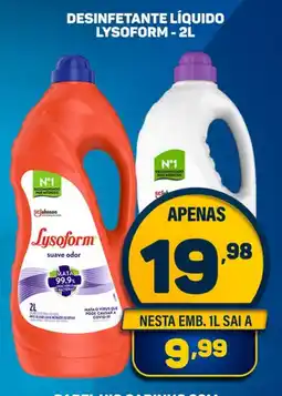 Dom Atacadista Desinfetante líquido lysoform oferta