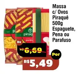 Royal Supermercados Massa c/ Ovos Piraquê oferta