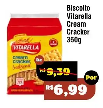 Royal Supermercados Biscoito vitarella cream cracker oferta
