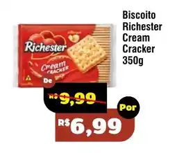 Royal Supermercados Biscoito Richester Cream Cracker oferta
