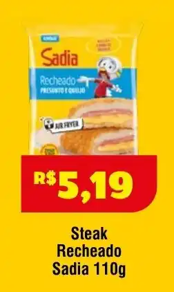 Royal Supermercados Steak recheado sadia oferta
