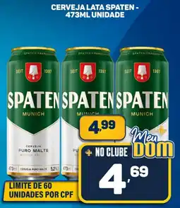 Dom Atacadista Cerveja lata spaten oferta