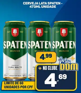 Cerveja lata spaten