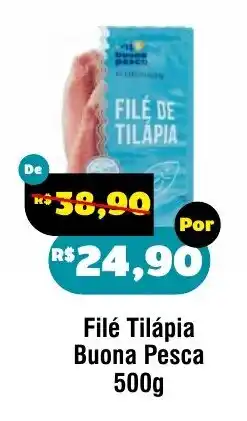 Royal Supermercados Filé tilápia buona pesca oferta