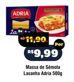Royal Supermercados Massa de Sêmola Lasanha Adria oferta