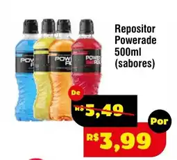 Royal Supermercados Repositor Powerade 500ml (sabores) oferta
