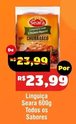 Royal Supermercados Linguiça seara todos os sabores oferta