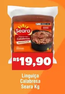 Royal Supermercados Linguiça Calabresa Seara oferta