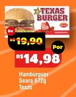 Royal Supermercados Hambúrguer Seara 672g Texas oferta