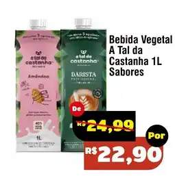 Royal Supermercados Bebida Vegetal A Tal da Castanha 1L Sabores oferta