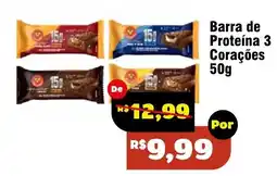 Royal Supermercados Barra de Proteína 3 Corações oferta