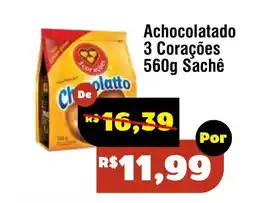 Royal Supermercados Achocolatado 3 Corações oferta