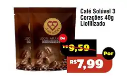 Royal Supermercados Café Solúvel 3 Corações oferta