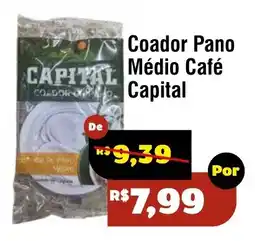 Royal Supermercados Coador Pano Médio Café Capital oferta