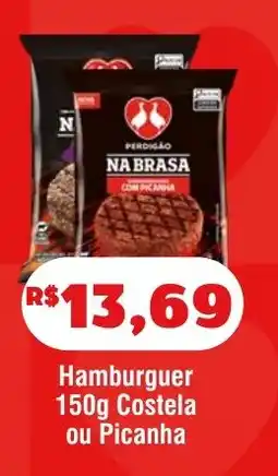 Royal Supermercados Hamburguer na brasa oferta