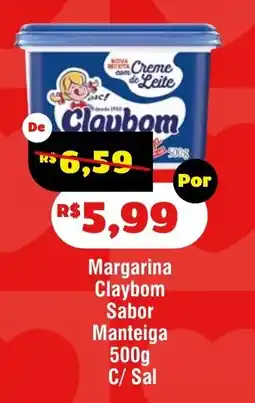 Royal Supermercados Margarina claybom sabor manteiga oferta