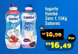 Royal Supermercados Iogurte Itambé Zero 1,15Kg Sabores oferta