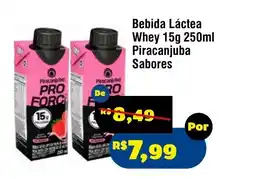 Royal Supermercados Bebida Láctea Whey 15g Piracanjuba Sabores oferta