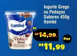 Royal Supermercados logurte grego ou pedaços sabores oferta