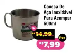Royal Supermercados Caneca de aço inoxidável para acampar oferta