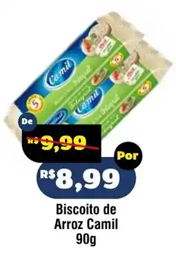 Royal Supermercados Biscoito de Arroz Camil oferta