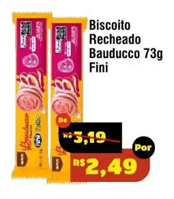 Royal Supermercados Biscoito Recheado Bauducco Fini oferta