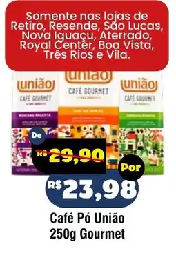 Royal Supermercados Café Pó União 250g Gourmet oferta