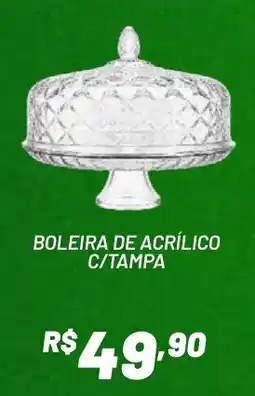 Royal Supermercados Boleira de acrílico c/tampa oferta