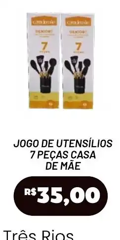 Royal Supermercados Jogo de utensílios 7 peças casa de mãe oferta