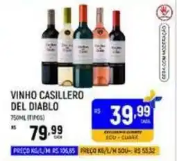 Supermercado Guará vinho casillero del diablo oferta