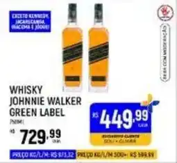 Supermercado Guará Whisky johnnie walker green label oferta