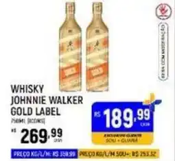 Supermercado Guará Whisky johnnie walker gold label oferta