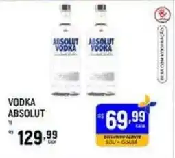 Supermercado Guará vodka absolut oferta