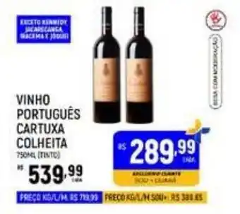 Vinho português cartuxa colheita