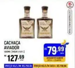 Supermercado Guará Cachaça Aviador oferta