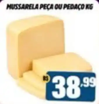 Mussarela peça ou pedaço kg