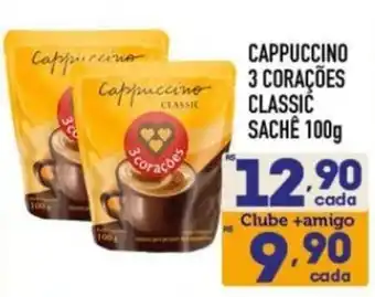 Cappuccino classic 3 corações