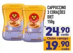 Supermercados Avenida Cappuccino 3 corações diet oferta