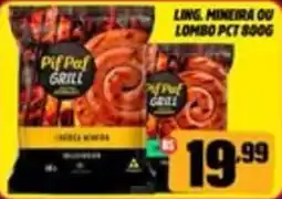 Miranda Supermercados Pif Paf grill linguiça mineira ou lombo pct oferta