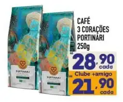 Supermercados Avenida Café 3 corações portinari oferta