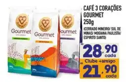 Supermercados Avenida Café 3 corações gourmet oferta
