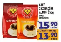 Supermercados Avenida Café 3 corações oferta