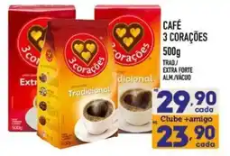 Supermercados Avenida Café 3 corações oferta