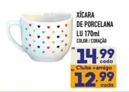 Supermercados Avenida Xícara de porcelana color / coração oferta